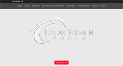 Desktop Screenshot of lucasfirminpools.com